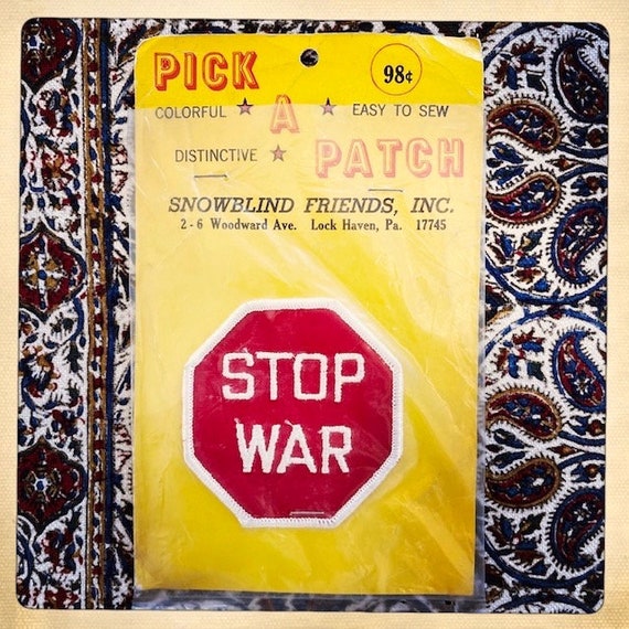 STOP! – PICK-A-PATCH 'Stop War' Stop Sign Patch A… - image 2