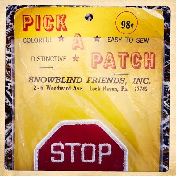 STOP! – PICK-A-PATCH 'Stop War' Stop Sign Patch A… - image 4