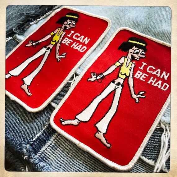 I Can Be Had – Rectangular Patch Authentic Vintag… - image 9