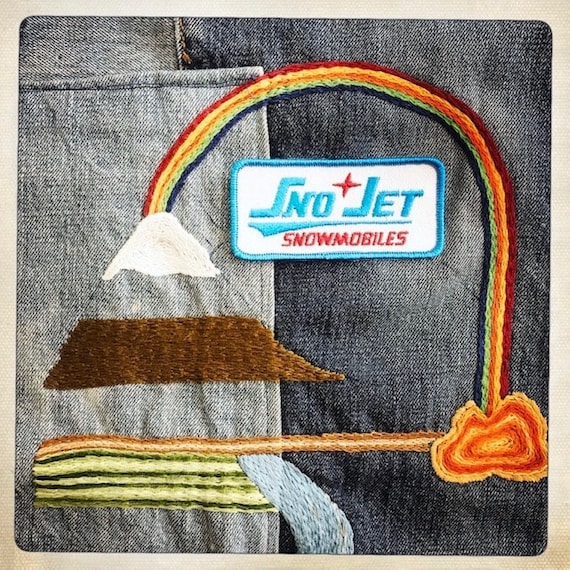 SNO+JET – Rectangular Patch Authentic Vintage 60s… - image 2