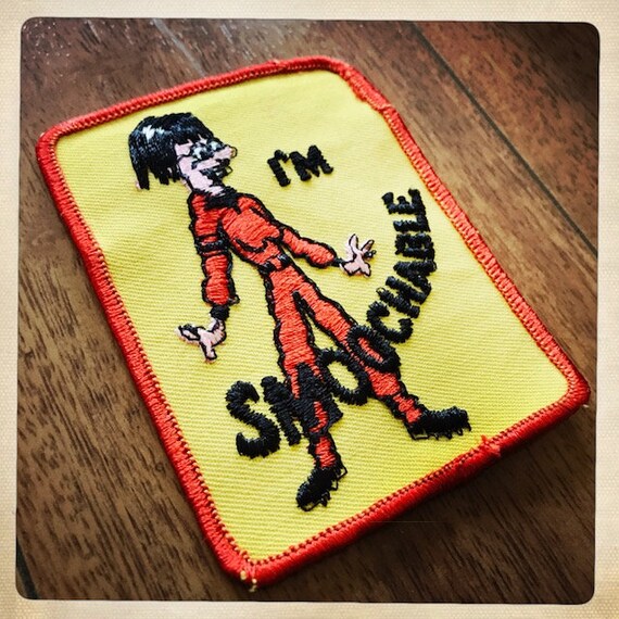 I'm Smoochable – Rectangular Patch Authentic Vint… - image 7