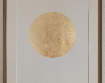 Wandbild Goldene Sonne 50x64 cm