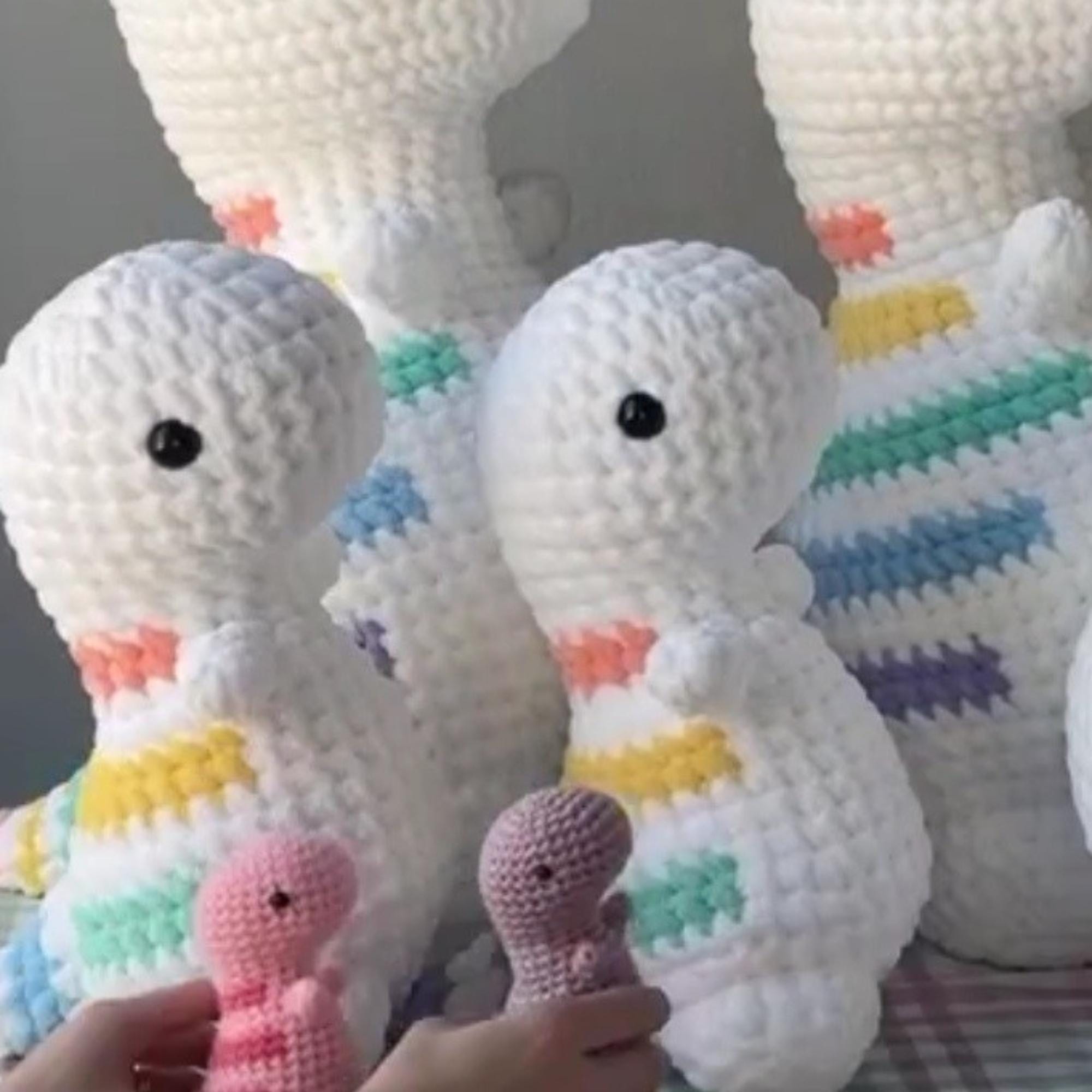 Mini T-Rex Crochet Pattern PDF