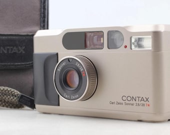 Mint Contax T2 35mm Titan Point & Shoot Film Camera – Made in Japan