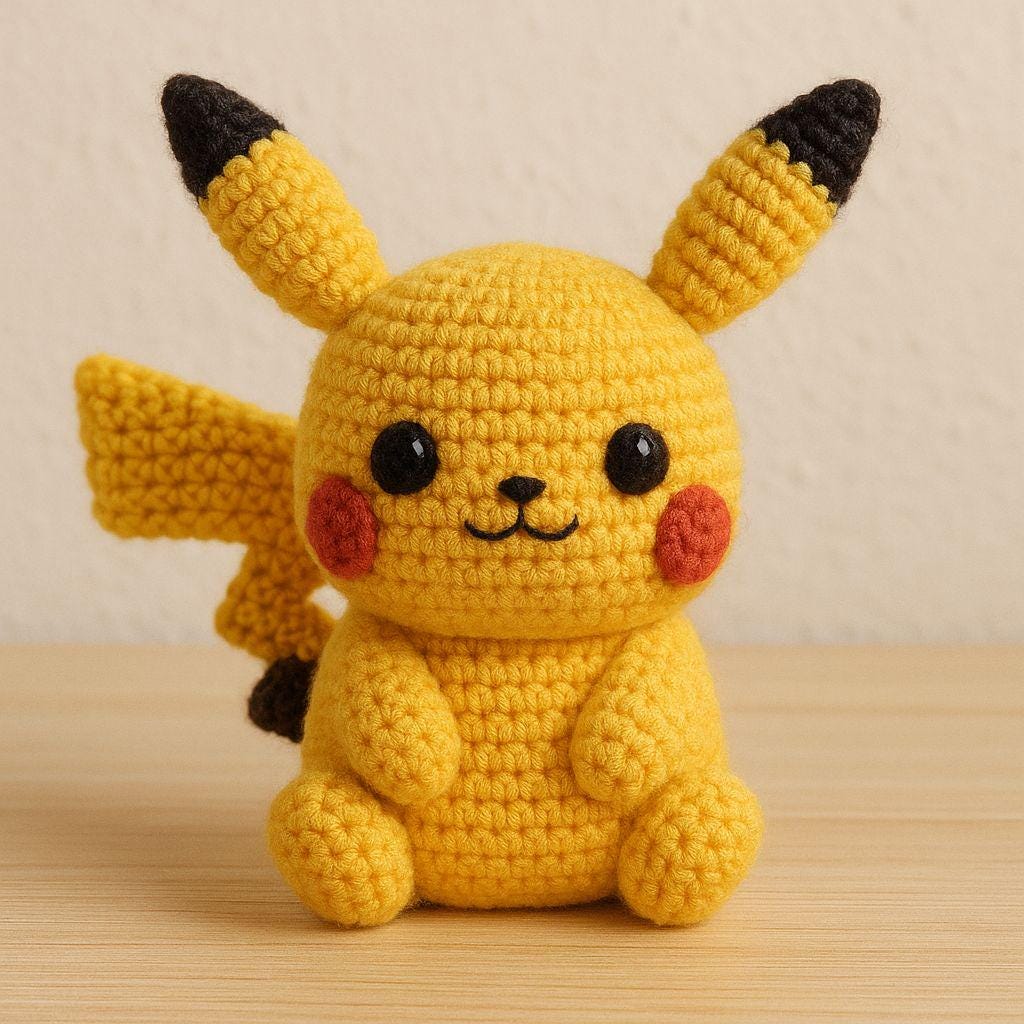 ピカチュウかぎ針編み - Etsy 日本