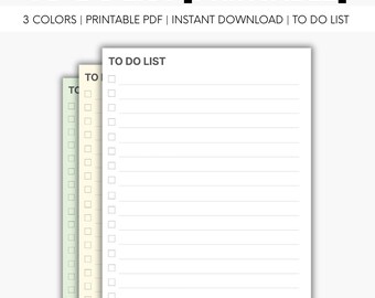 Lista de tareas minimalista (Blanco, Amarillo, Verde)