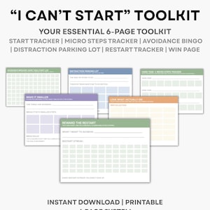 ADHD Task Initiation Toolkit for Task Paralysis