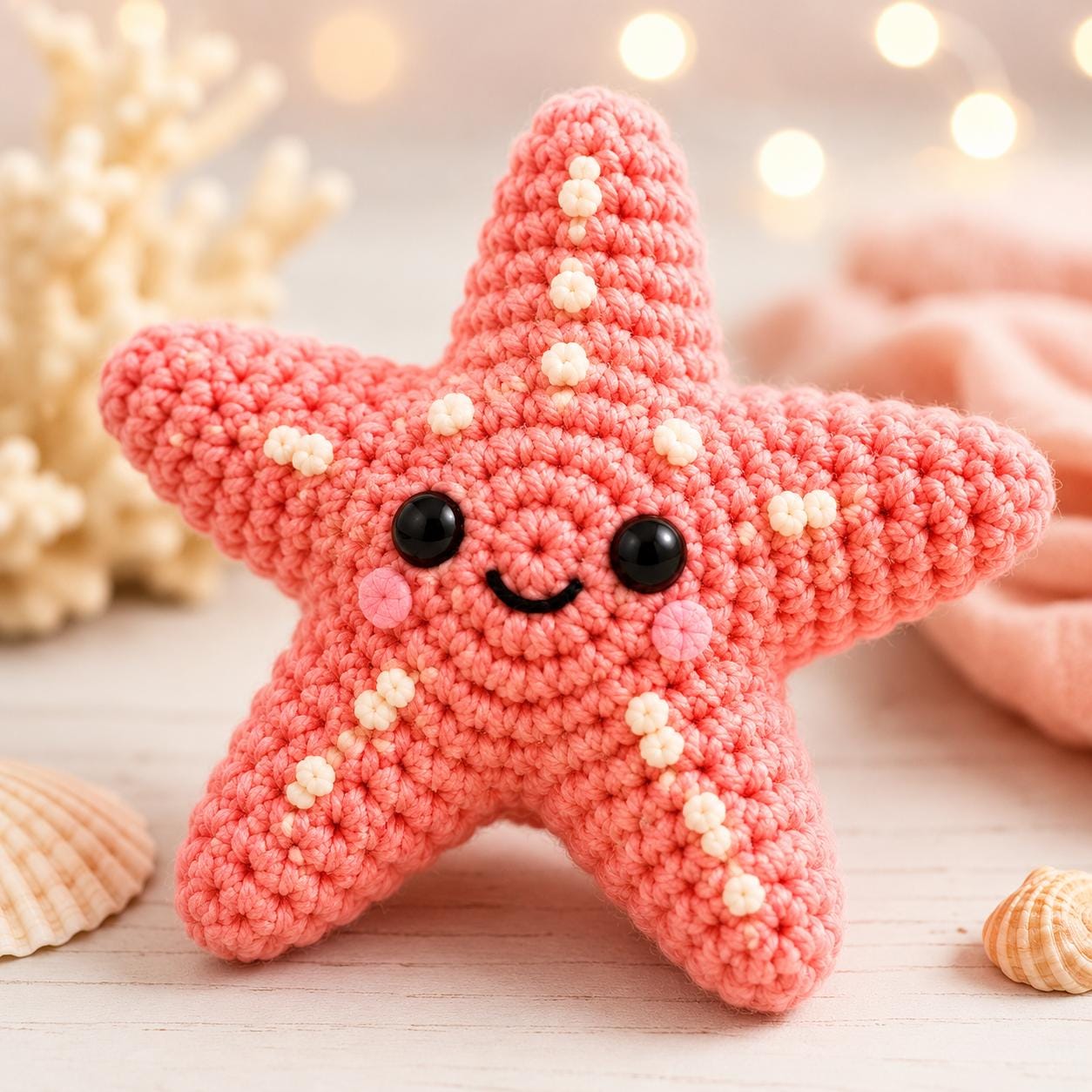 37 Starfish Crochet Patterns for Sea-Inspired Amigurumi, Plush, and Decor 2 Crochet Starfish Amigurumi