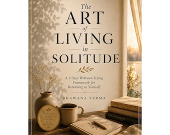 Die Kunst des Lebens in der Einsamkeit Ebook | Slow Living, Inner Peace Rahmen