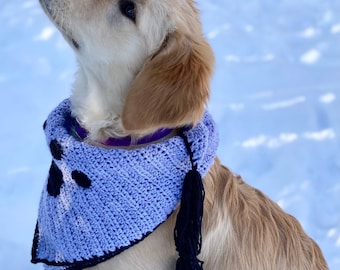 Pretty Paws Pet Bandana Crochet Pattern - PATTERN ONLY - Instant Download