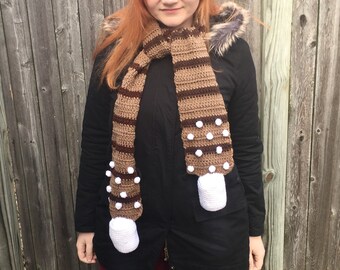 Hot Cocoa Scarf Crochet Pattern - PATTERN ONLY