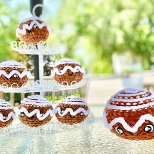 Amigurumi Cinnamon Roll / Bun - Crochet Pattern - Pattern ONLY - Kawaii, Plushie
