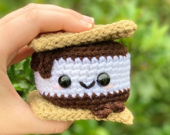 Padrão de Crochê Amigurumi S'mores - SOMENTE O PADRÃO - Download Imediato