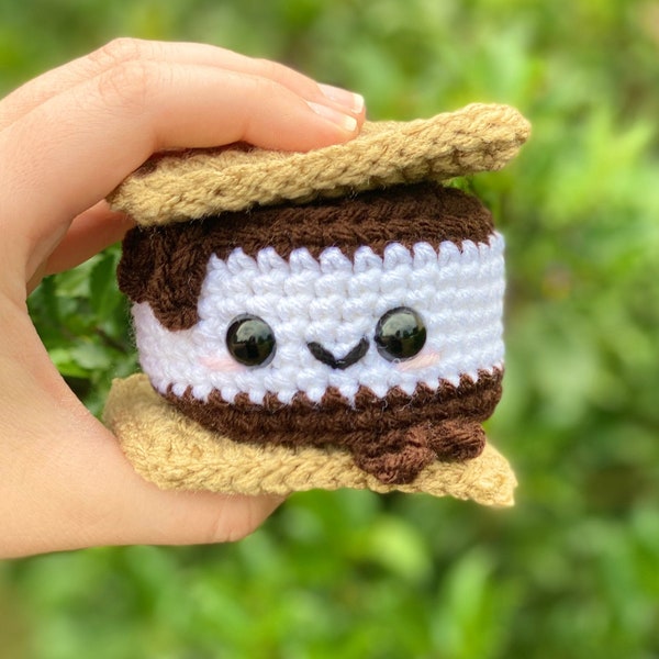 Amigurumi S'mores Crochet Pattern - PATTERN ONLY - Instant Download