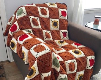 Farm Fresh Fall Blanket Crochet Pattern - PATTERN ONLY