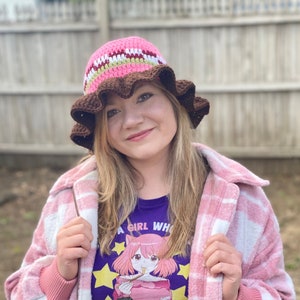 Little Sis Bucket Hat Crochet Pattern - PATTERN ONLY - Anime, Kawaii, Accessories