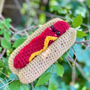 Amigurumi Hot Dog Crochet Pattern - PATTERN ONLY - Instant Download