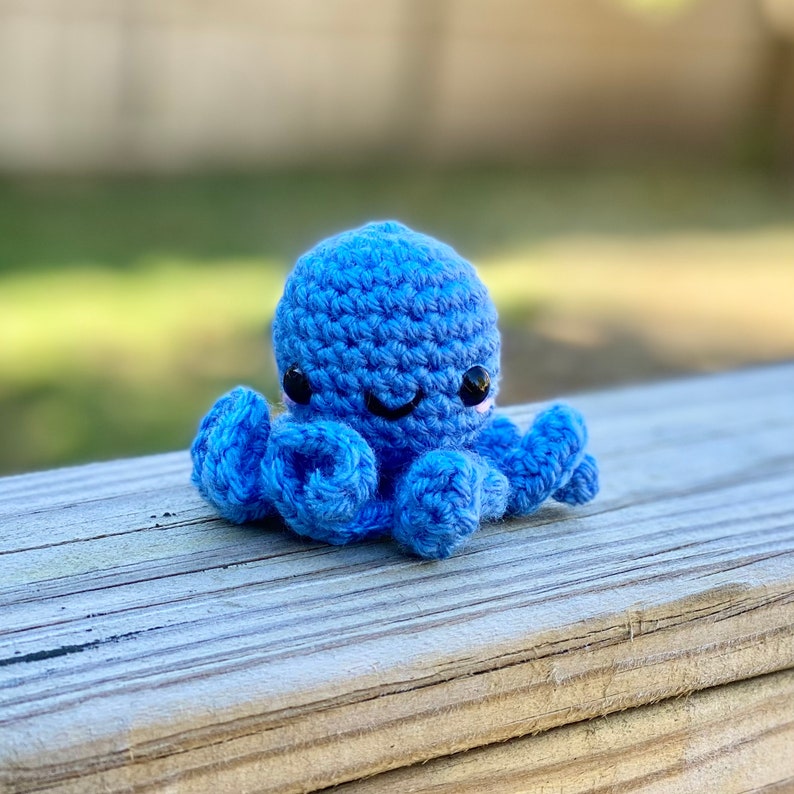 Amigurumi Kawaii Octopus Crochet Pattern PATTERN ONLY Etsy