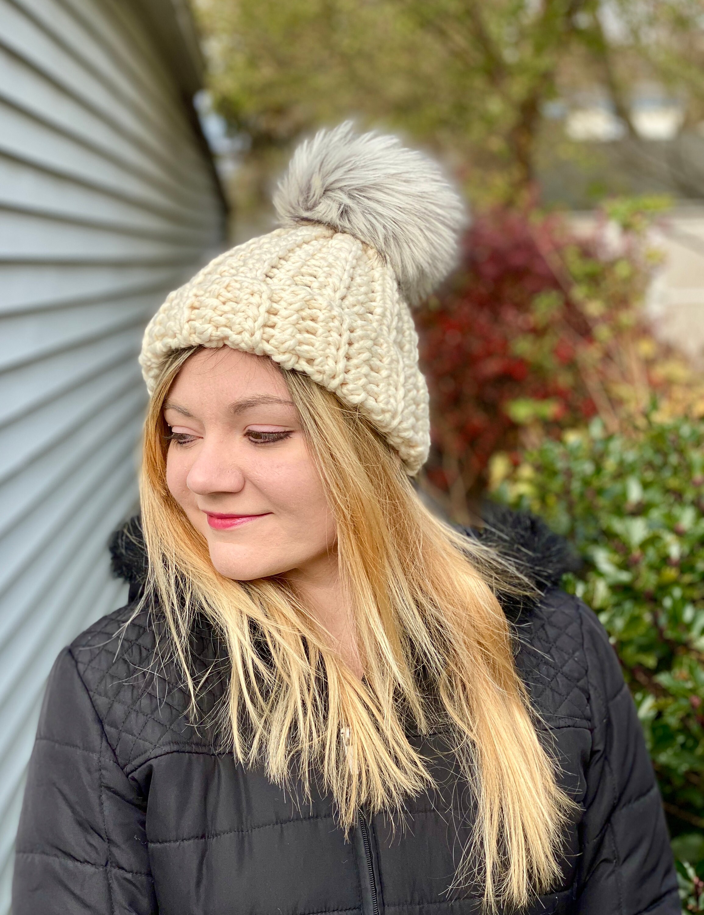Easy One Hour Chunky Beanie Crochet Pattern - PATTERN ONLY - Instant ...