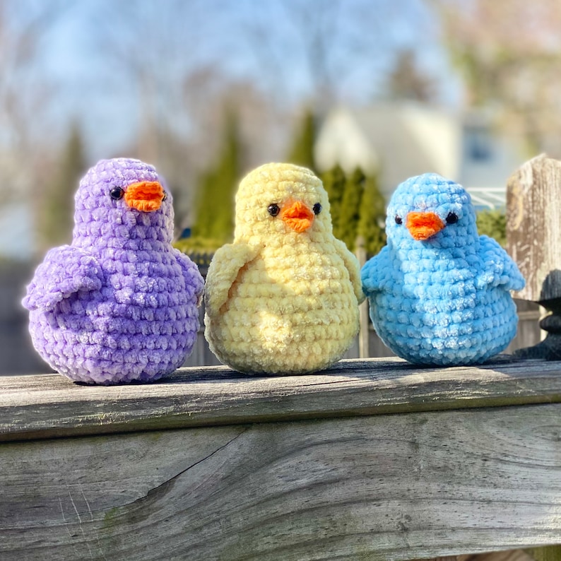 Sweet Spring Birds Amigurumi Crochet Pattern PATTERN ONLY Instant Download image 1