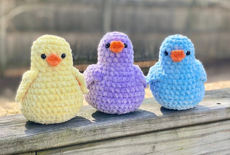 Sweet Spring Birds Amigurumi Crochet Pattern PATTERN ONLY Instant Download image 8