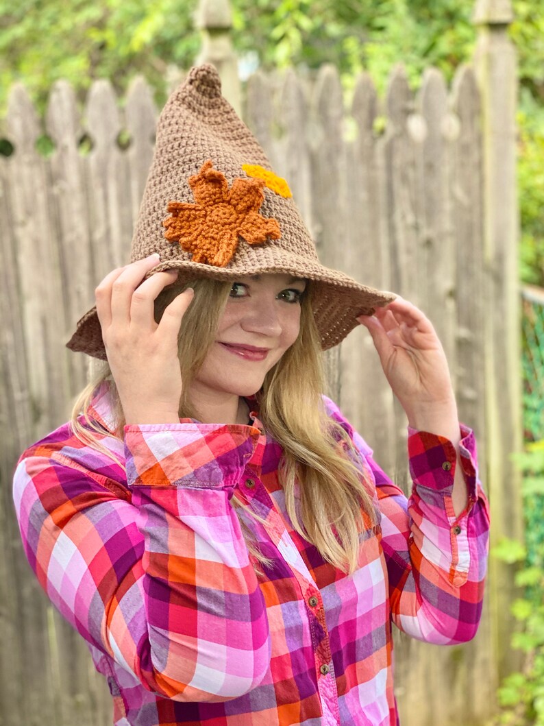 Scarecrow Hat for Kids & Adults Crochet Pattern PATTERN ONLY Etsy
