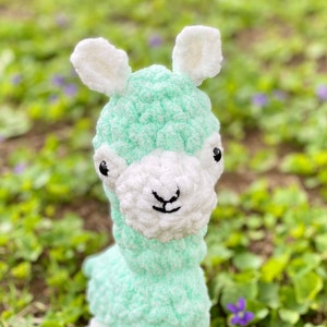 Amigurumi Kawaii Alpaca Crochet Pattern PATTERN ONLY image 3