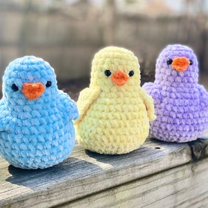 Sweet Spring Birds Amigurumi Crochet Pattern PATTERN ONLY Instant Download image 4