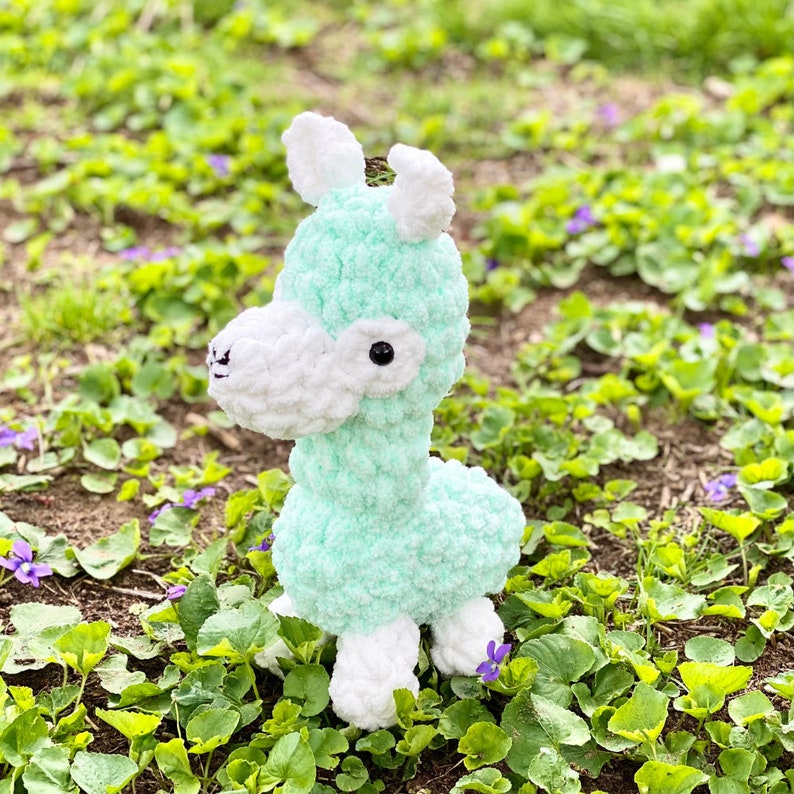 Amigurumi Kawaii Alpaca Crochet Pattern PATTERN ONLY image 6