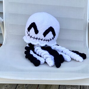 Halloween Amigurumi Jellyfish Jack the Jelly Lantern Crochet Pattern PATTERN ONLY Stuffed Animal / Plush / Plushie image 9