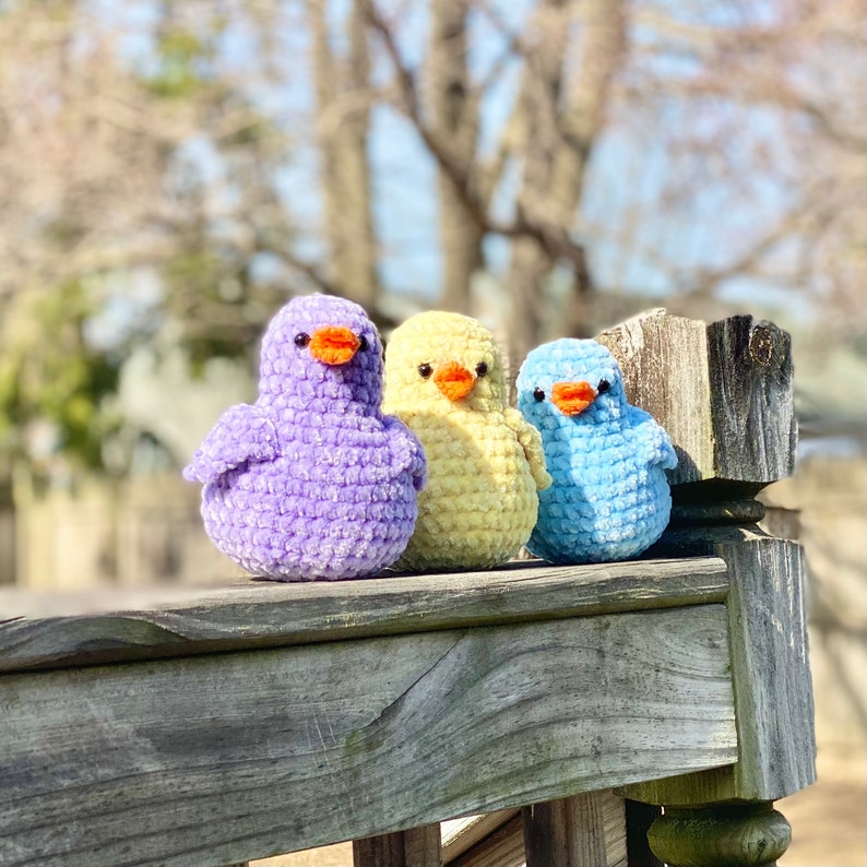 Sweet Spring Birds Amigurumi Crochet Pattern PATTERN ONLY Instant Download image 2