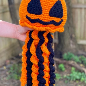 Halloween Amigurumi Jellyfish Jack the Jelly Lantern Crochet Pattern PATTERN ONLY Stuffed Animal / Plush / Plushie image 2