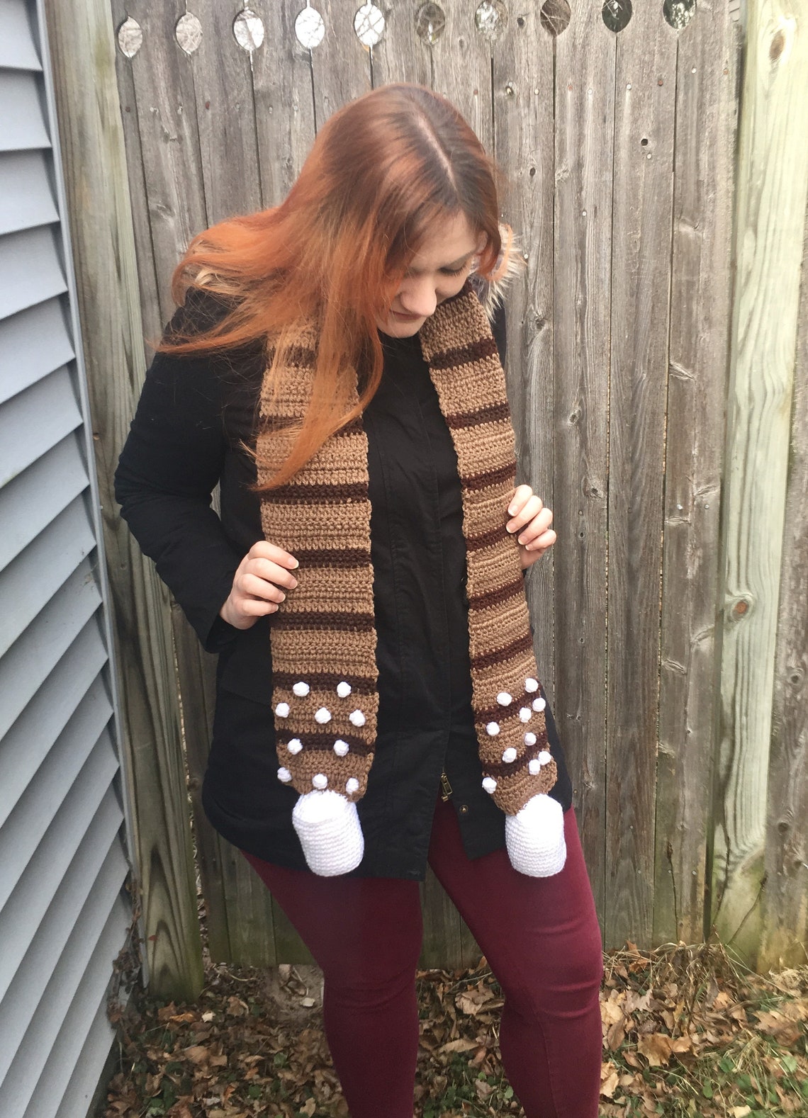 Hot Cocoa Scarf Crochet Pattern PATTERN ONLY Etsy
