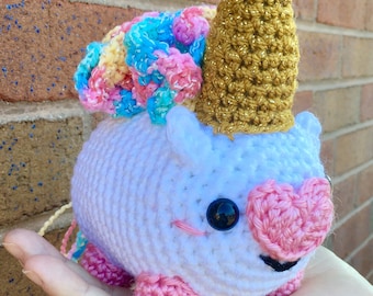 Patrón de crochet Amigurumi Unicornio - SOLO PATRÓN