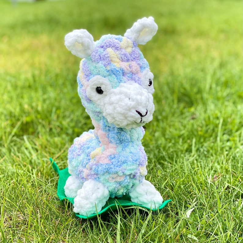 Amigurumi Kawaii Alpaca Crochet Pattern PATTERN ONLY image 9