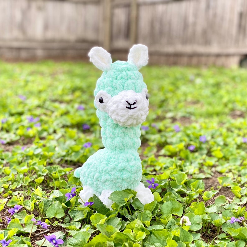 Amigurumi Kawaii Alpaca Crochet Pattern PATTERN ONLY image 2