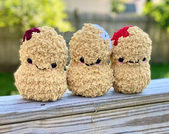 Amigurumi Chicky Nuggies - Chicken Nugget Crochet Pattern (PATTERN ONLY)