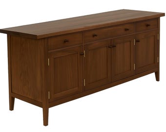 Walnut Credenza