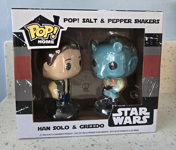 Funko Pop! STAR WARS -salt and Pepper Shakers Han Solo & Greedo
