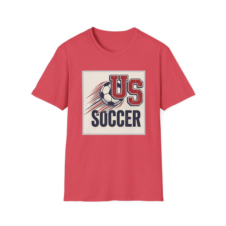 US Soccer Tee | Vintage United States Football Tee,Soccer Ball Retro Team Logo T-Shirt image 14