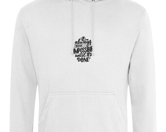 Felpa con cappuccio per la salute mentale positiva