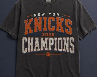 New York Knicks Champions T-Shirt, 2026 NBA Finals, Vintage Basketball Graphic Tee, Fan Gift
