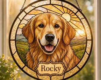Gepersonaliseerde kattenportret suncatcher met tactiele 3D-textuur, aangepaste hond gebrandschilderd glas van foto, huisdier Memorial cadeau, cadeau kat hondenliefhebber