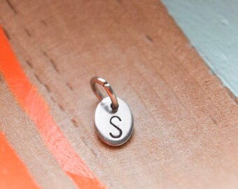 ADD ON CHARM | tiny initial tag only, chain not included