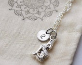 wolf charm necklace - wolf pack - friendship birthday gift