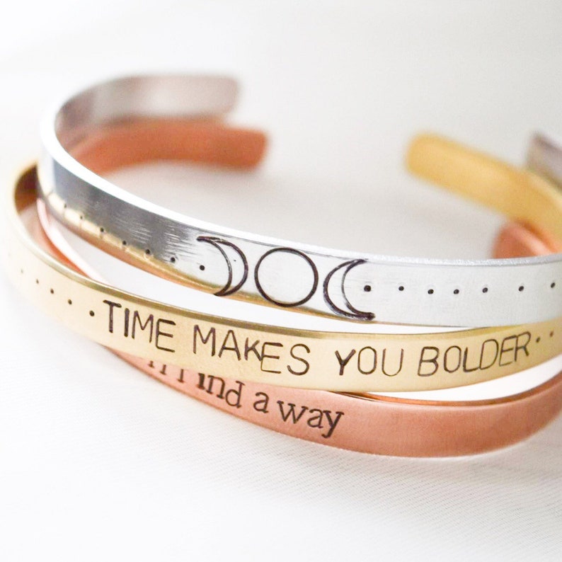 Personalized Cuff Bracelet Cuff Bracelet Personalized Etsy