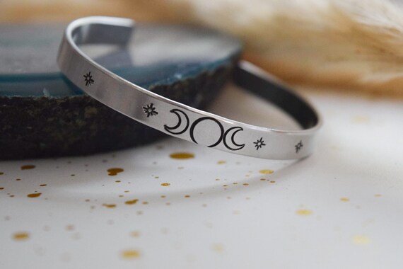 Moon on sale cuff bracelet