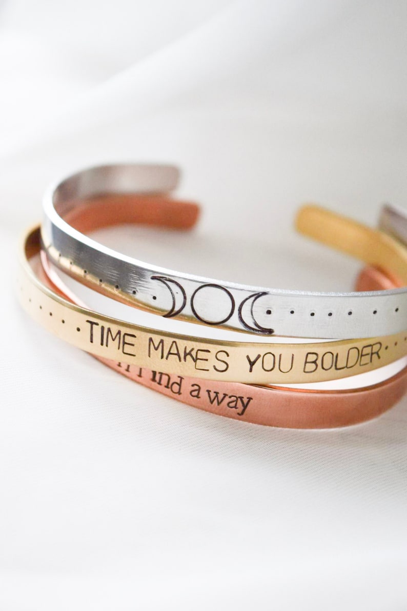 Custom Cuff Personalized Cuff Bracelet Custom Cuff Hand Etsy