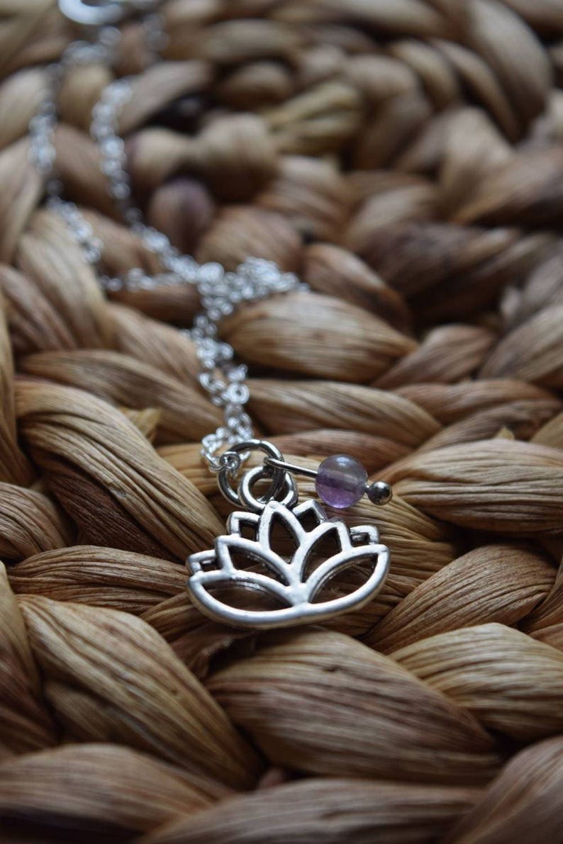 Zen Lotus Flower Anklet Ankle Bracelet Lotus Charm Charm Etsy