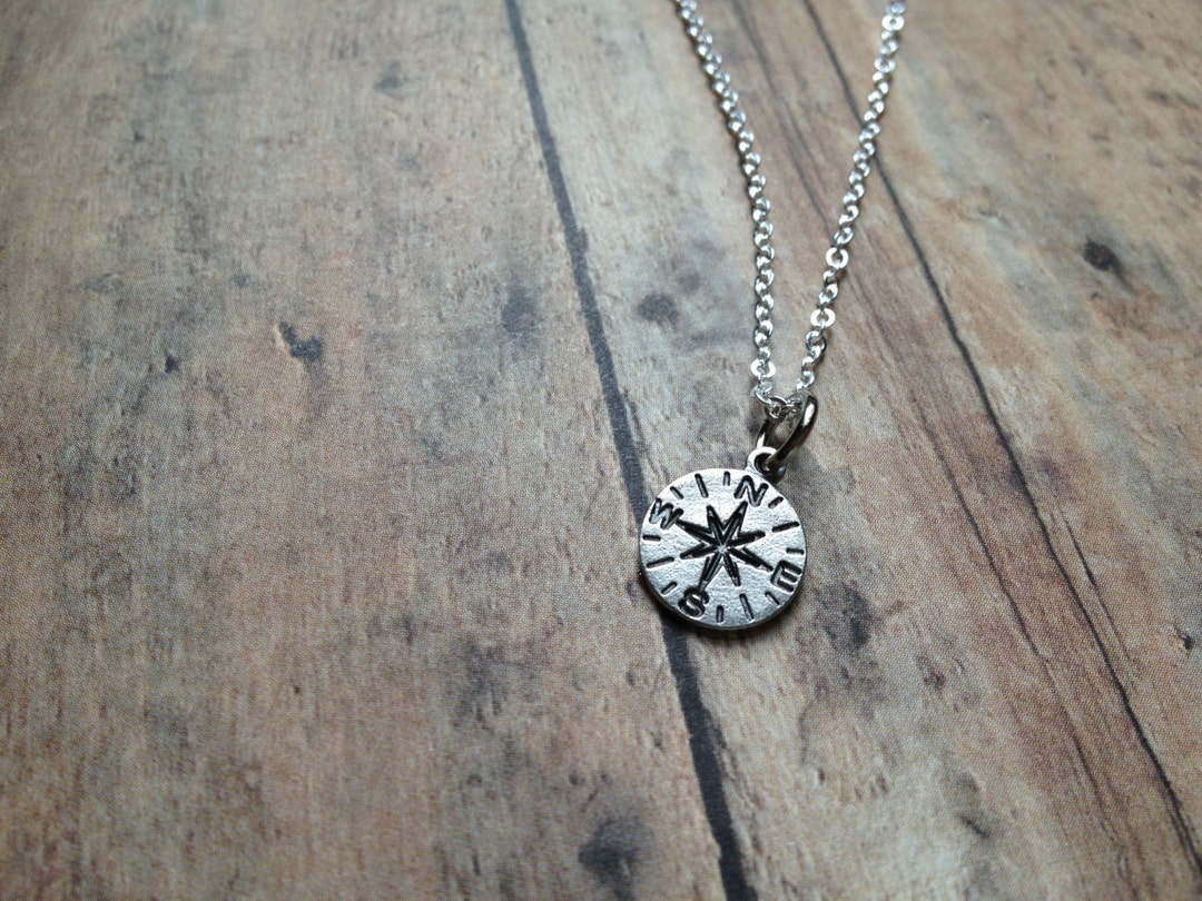Compass Anklet Not All Those Who Wander Are Lost Ankle Etsy